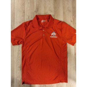 Nike Golf Tour Performance Red Ohio State Polo Size Small‎